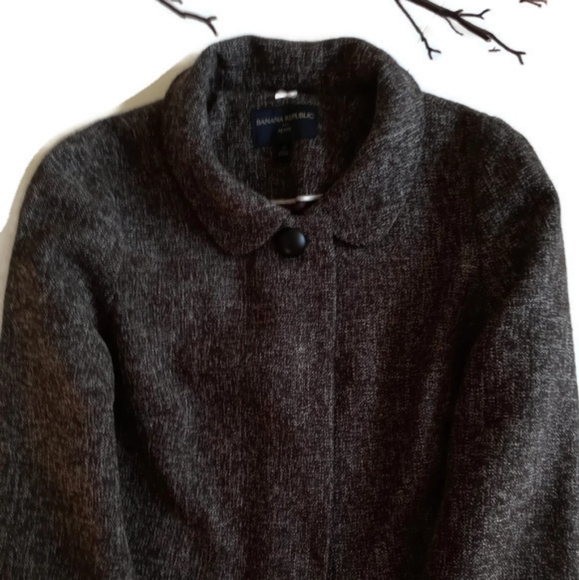 Banana Republic Wool blend Chocolate Jacket - Picture 3 of 5